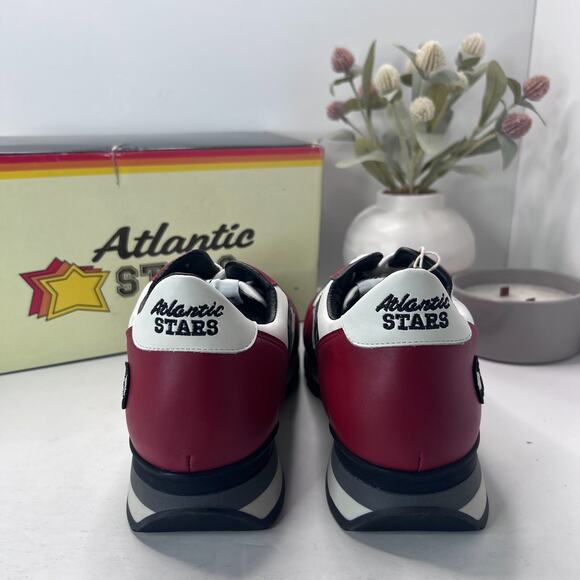 Atlantic Star Lace Up Sneaker Leather Shoes Bolla 090325 Men's 13/EU 46 NWB - Picture 4 of 10